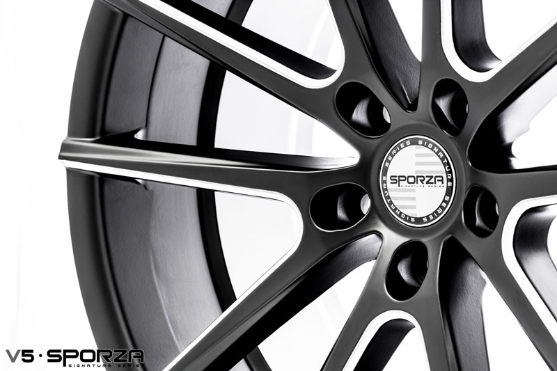 Sporza V5 Wheel In Satin Black Milled For 5x114.3 (Nissan/Infiniti